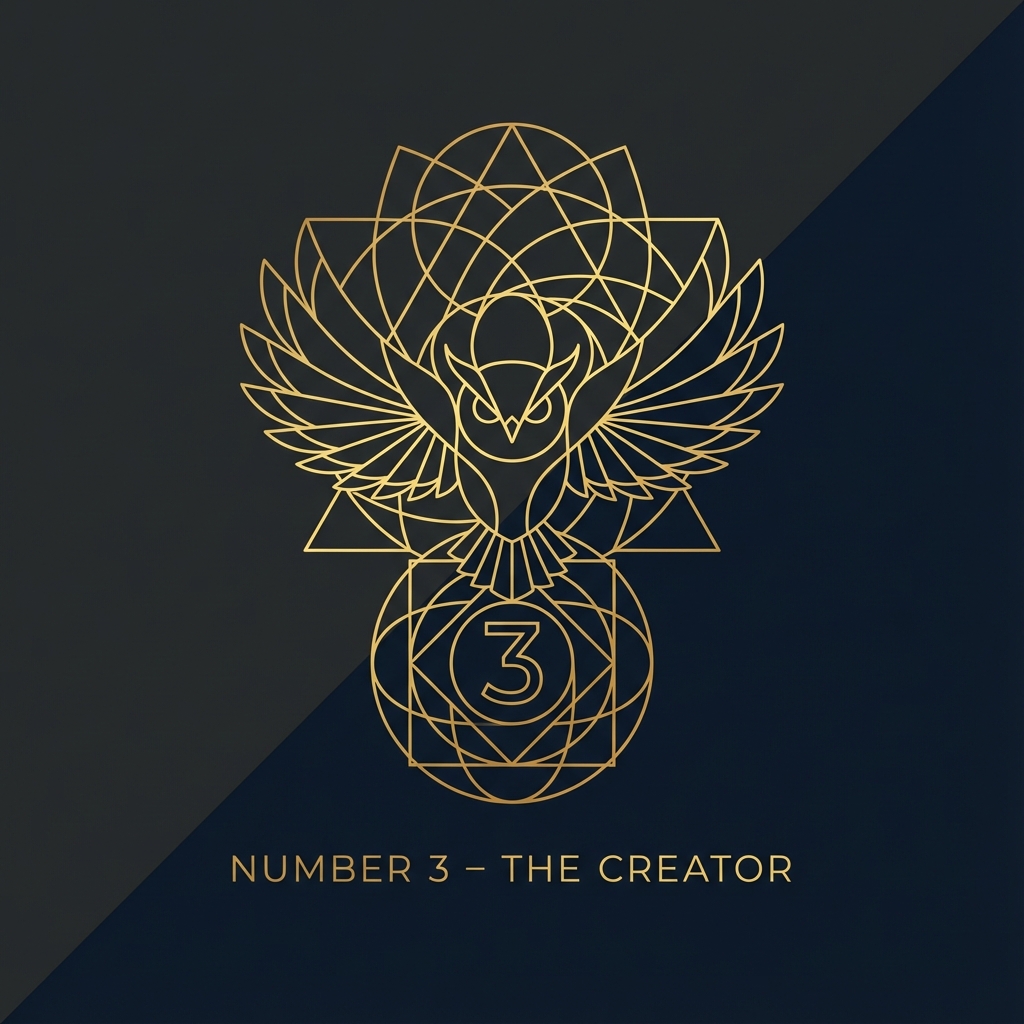 Number 3 Owl - Creativity